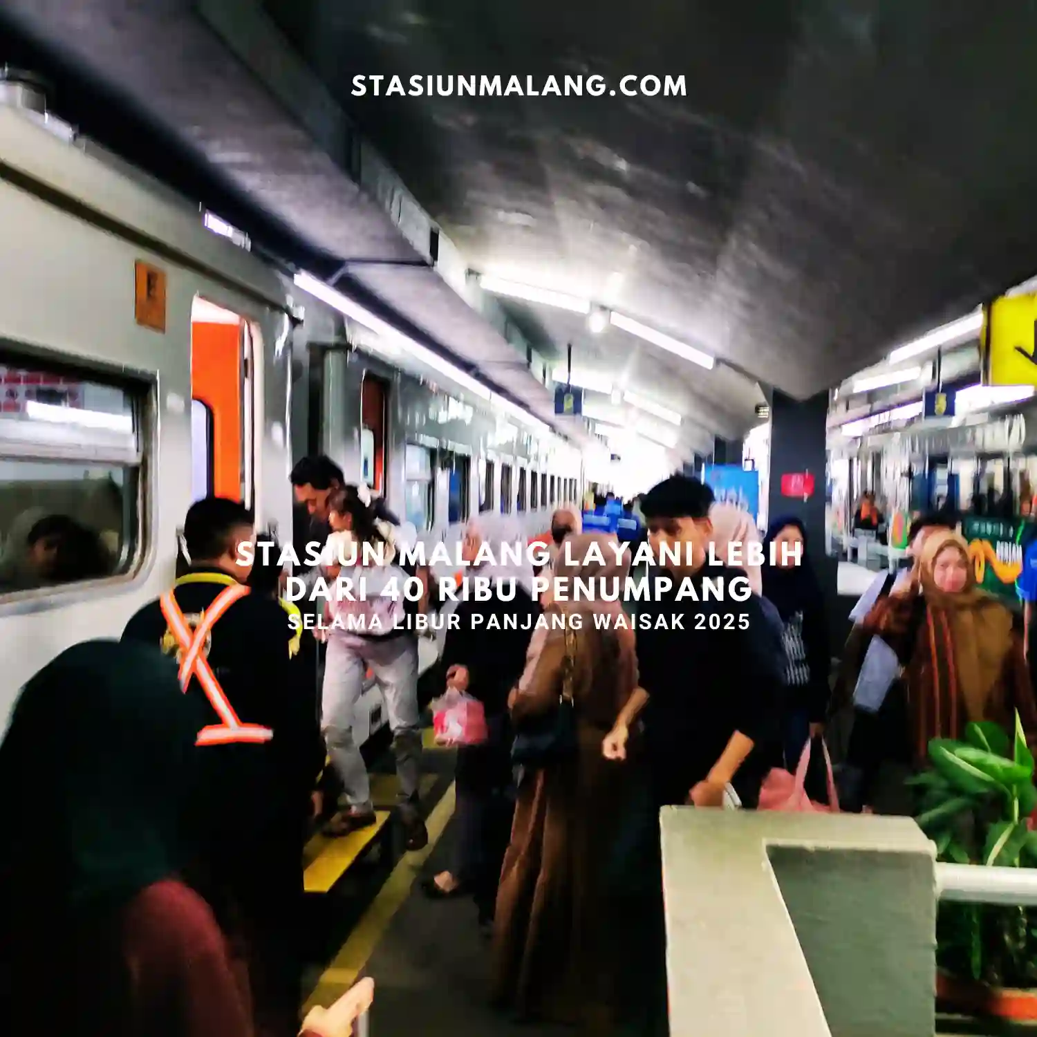 stasiun malang waisak 2025