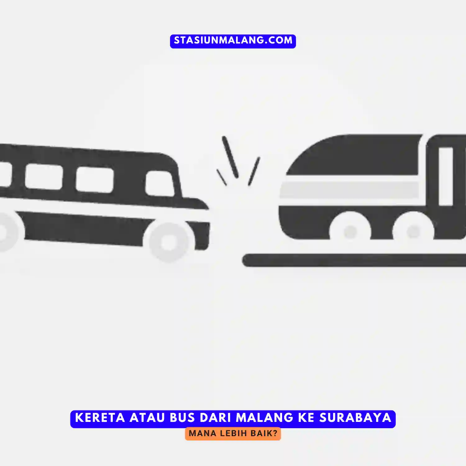Kereta atau Bus dari Malang ke Surabaya