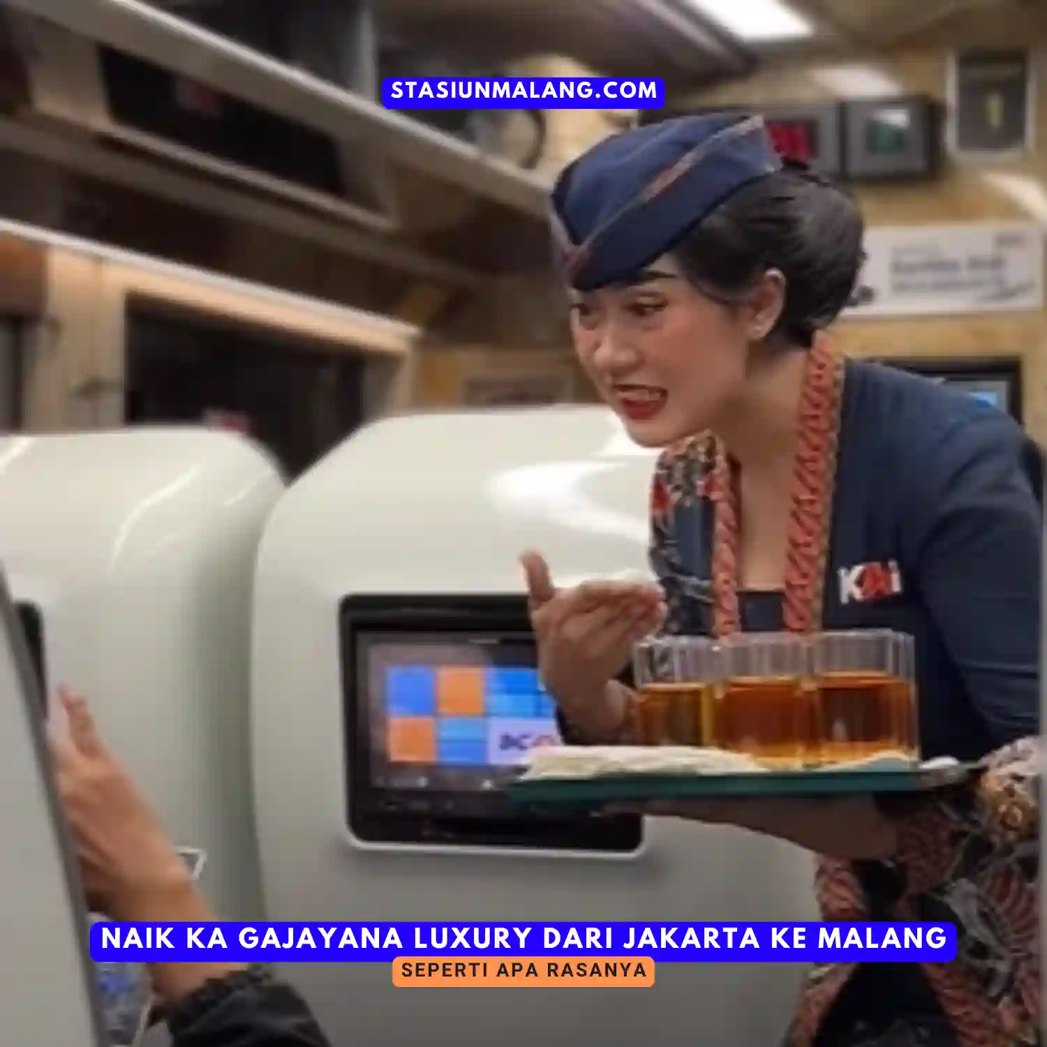 KA Gajayana Luxury dari Jakarta ke Malang