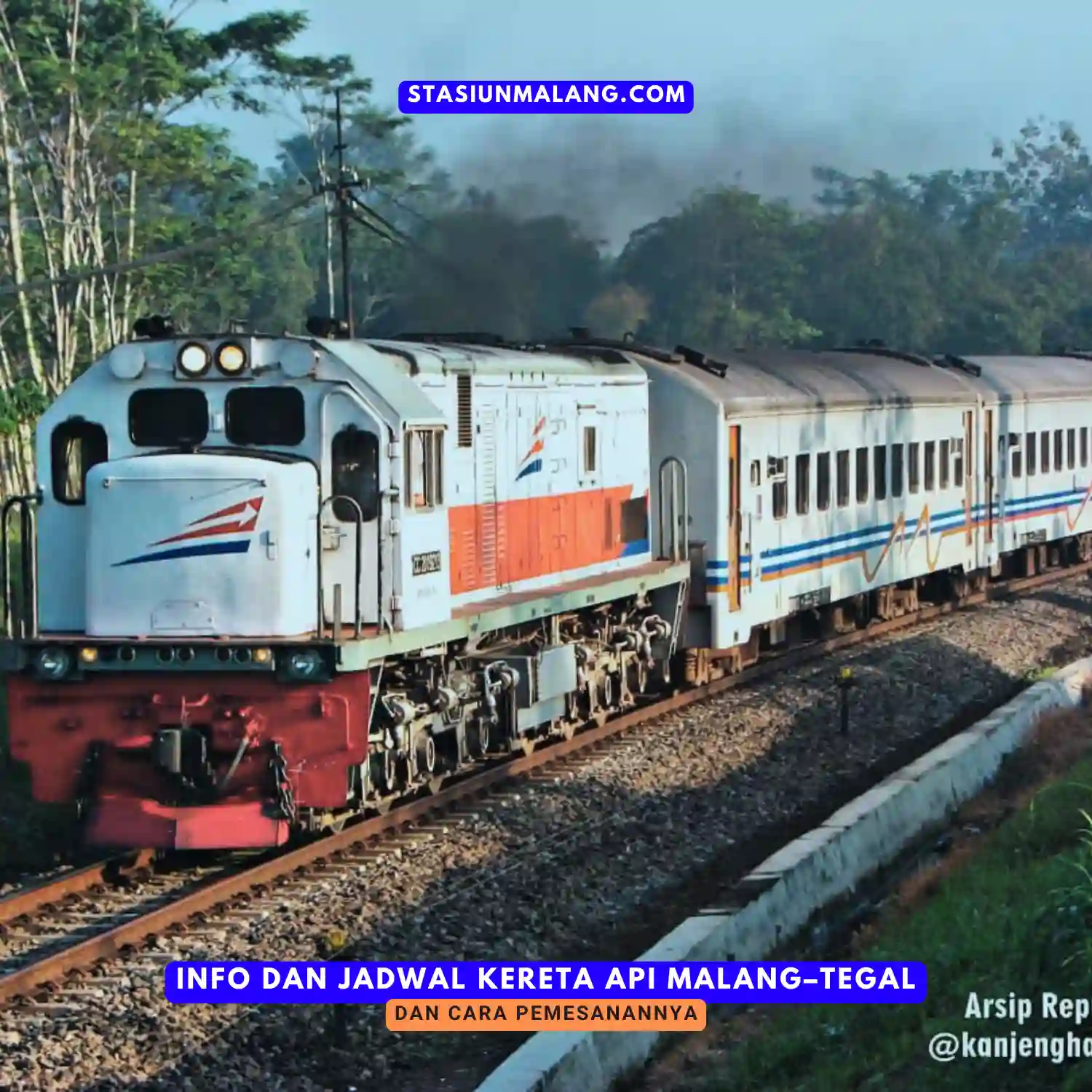 Info dan Jadwal Kereta Api Malang–Tegal