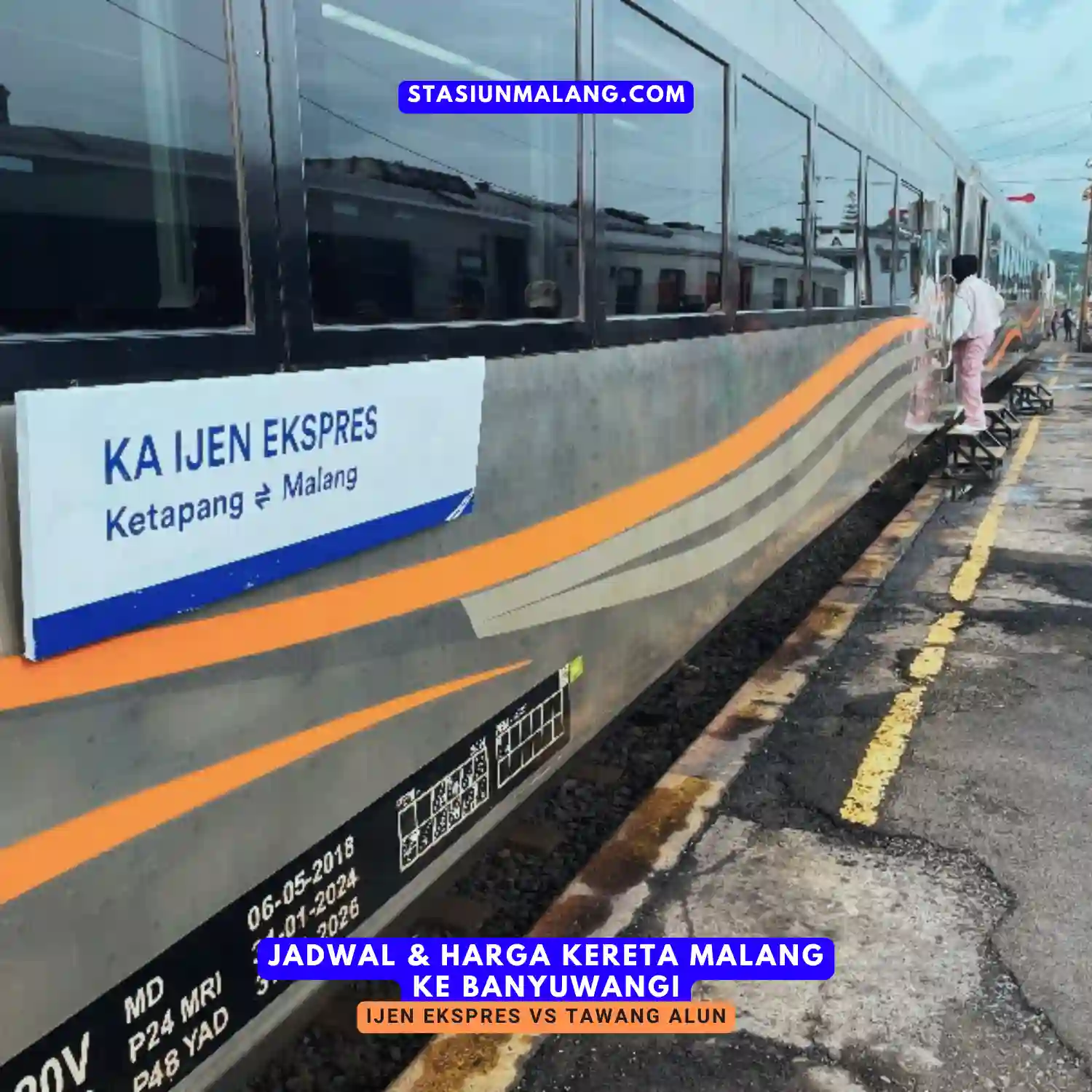 Jadwal & Harga Kereta Malang ke Banyuwangi