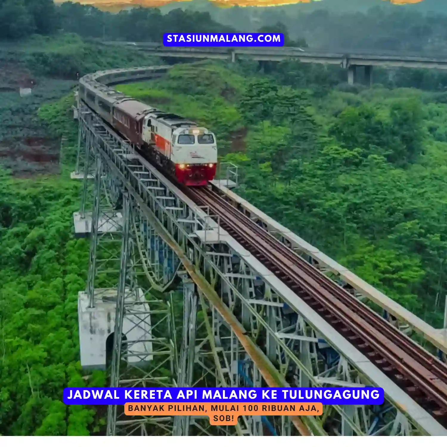 Jadwal Kereta Api Malang ke Tulungagung