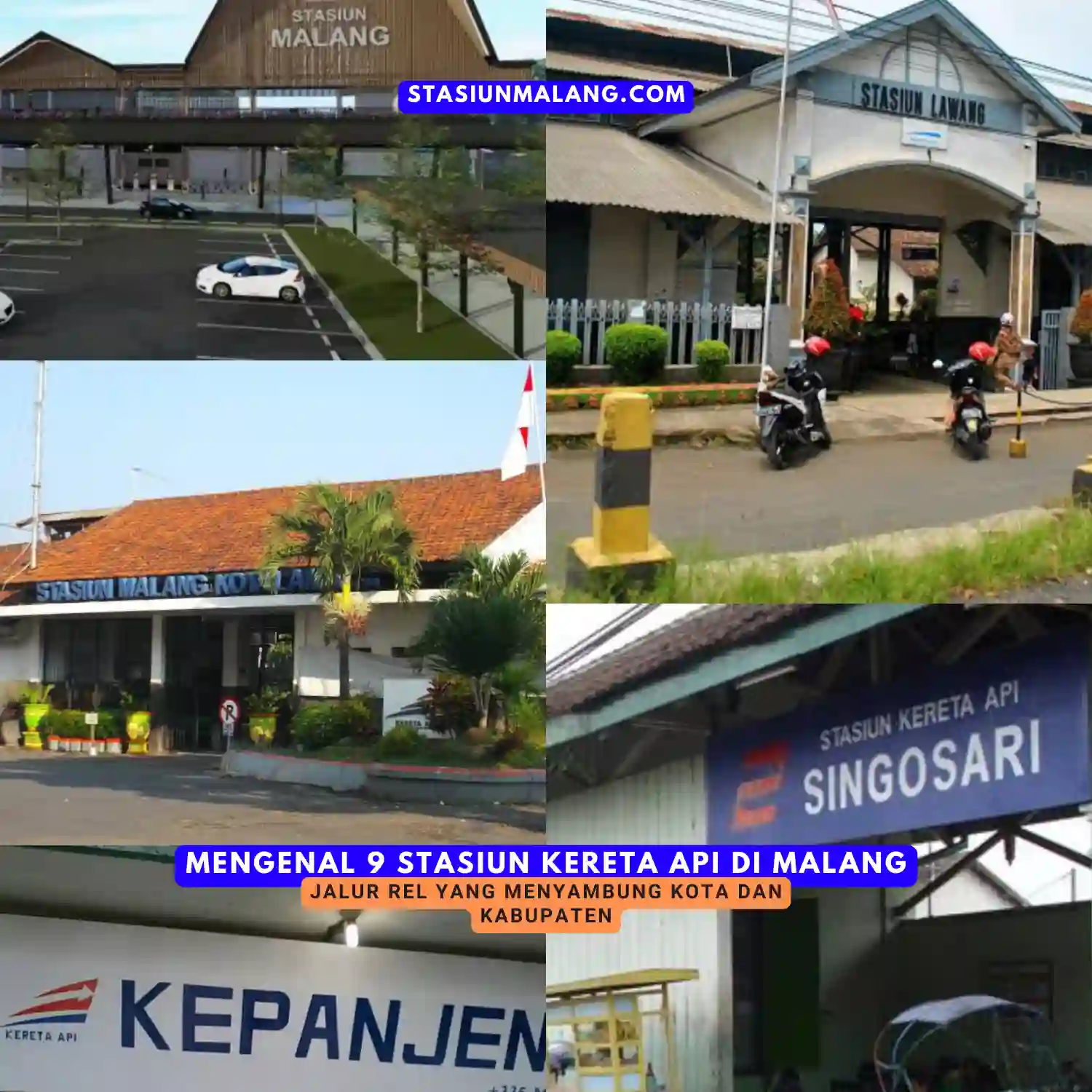 Stasiun Kereta Api di Malang