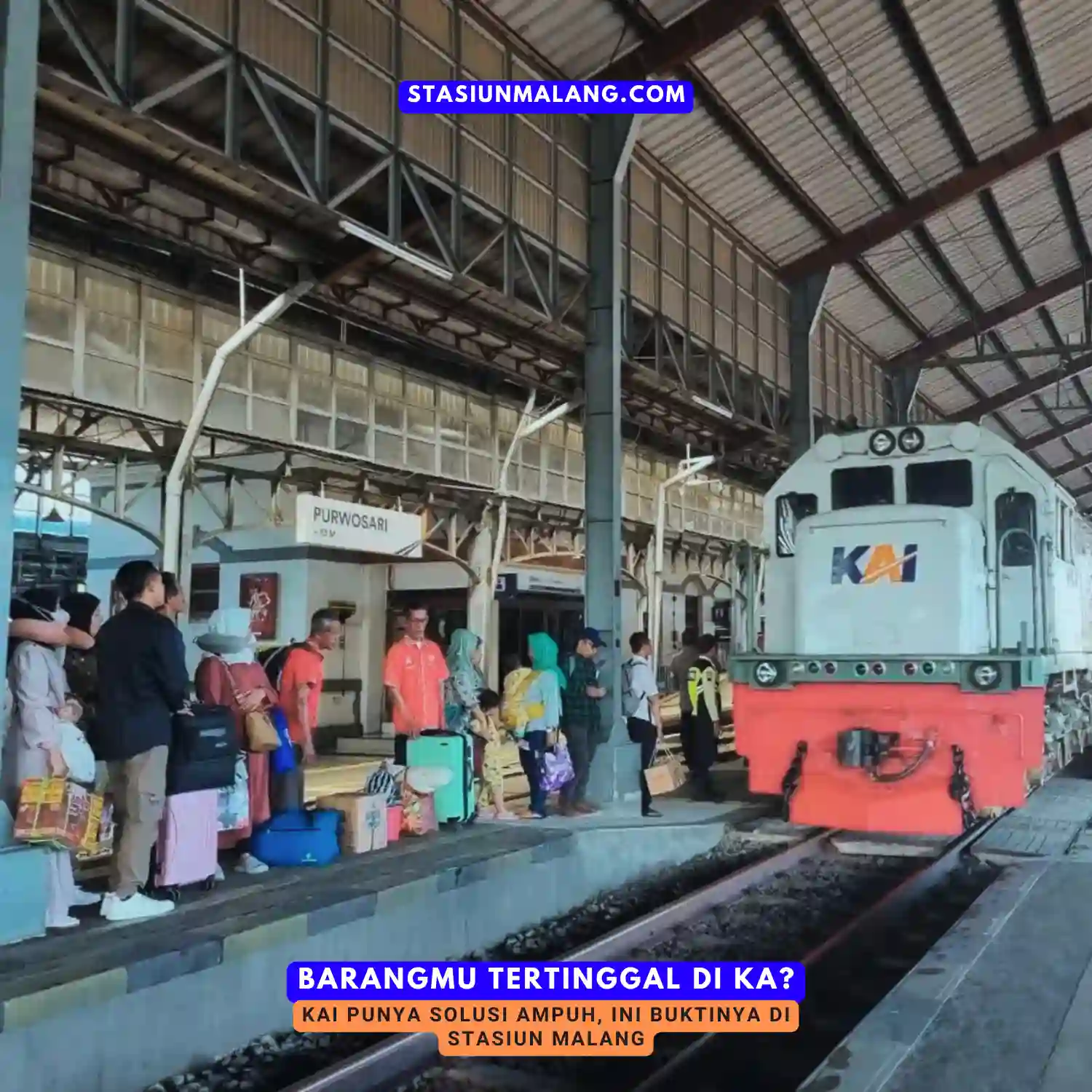 Layanan Lost and Found KAI Punya Solusi, Ini Buktinya di Stasiun Malang