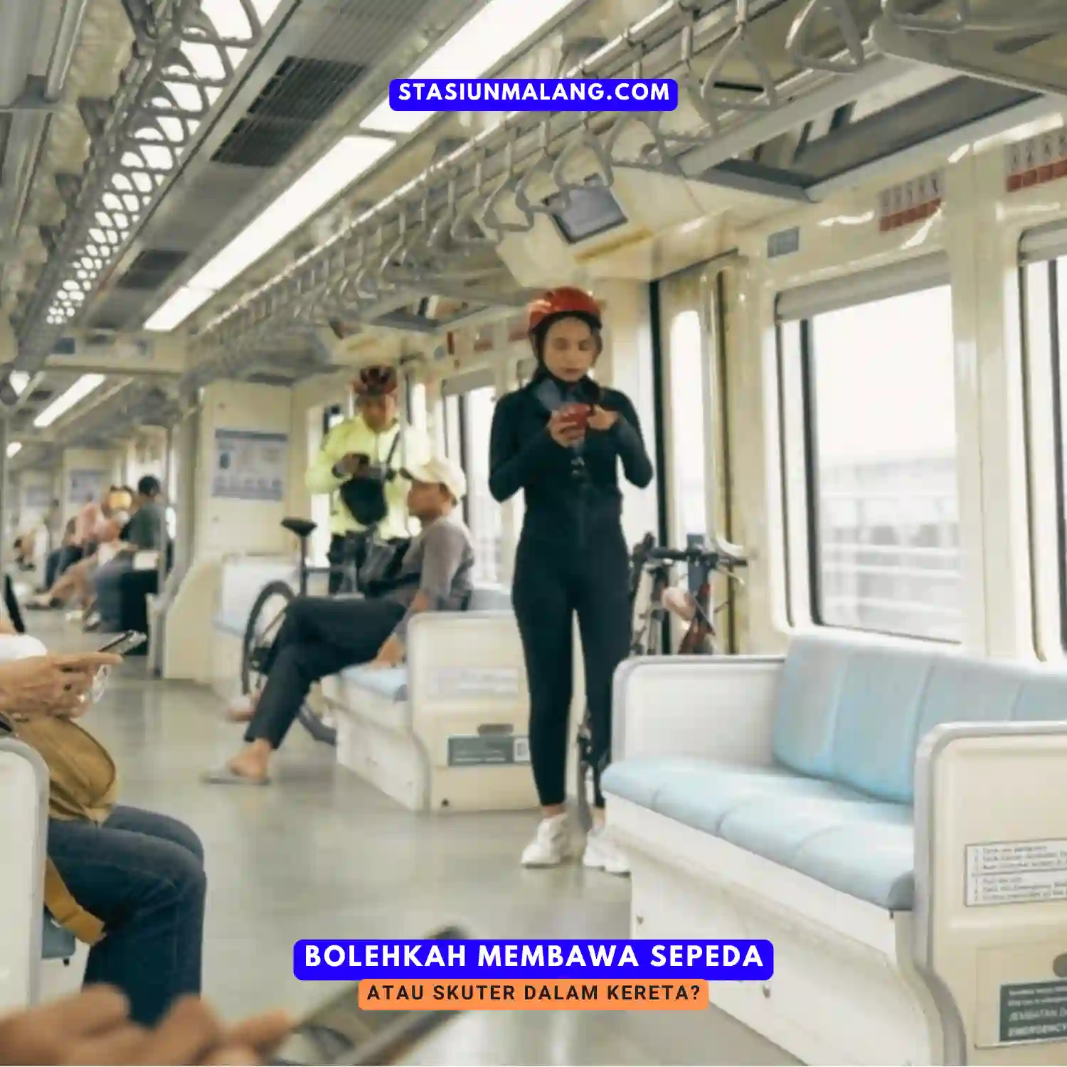 Bolehkah Membawa Sepeda atau Skuter dalam Kereta?