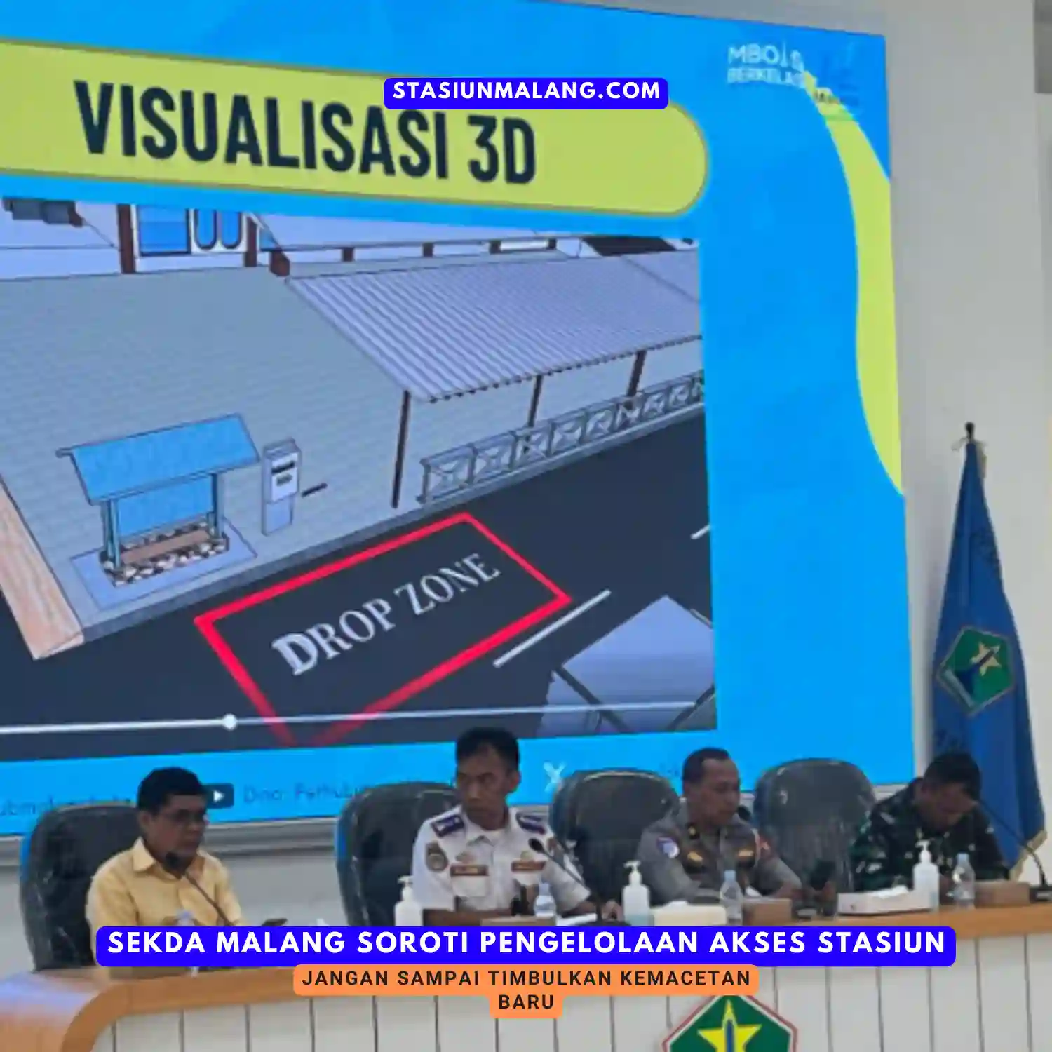 Sekda Malang Soroti Pengelolaan Akses Stasiun