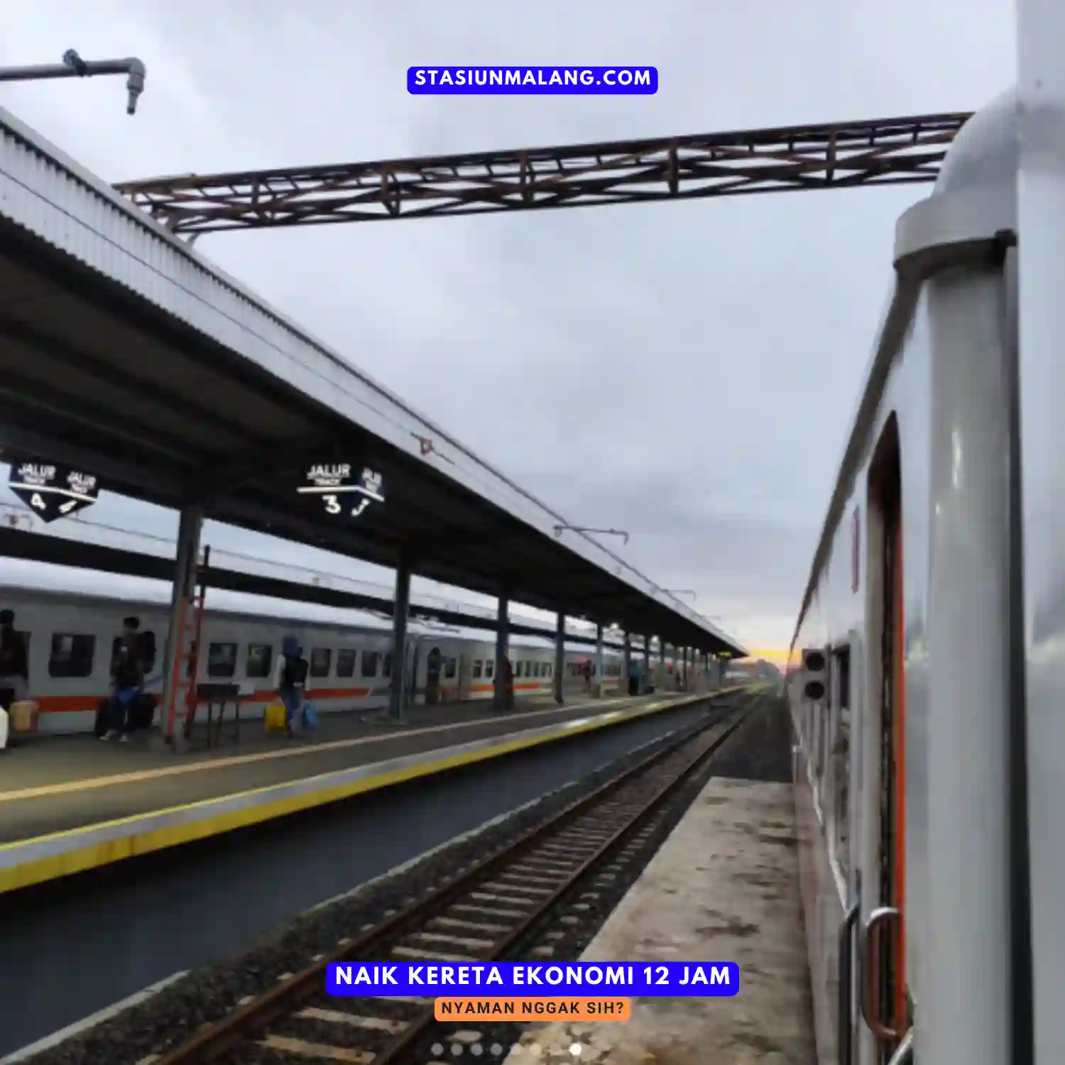 Naik Kereta Ekonomi 12 Jam