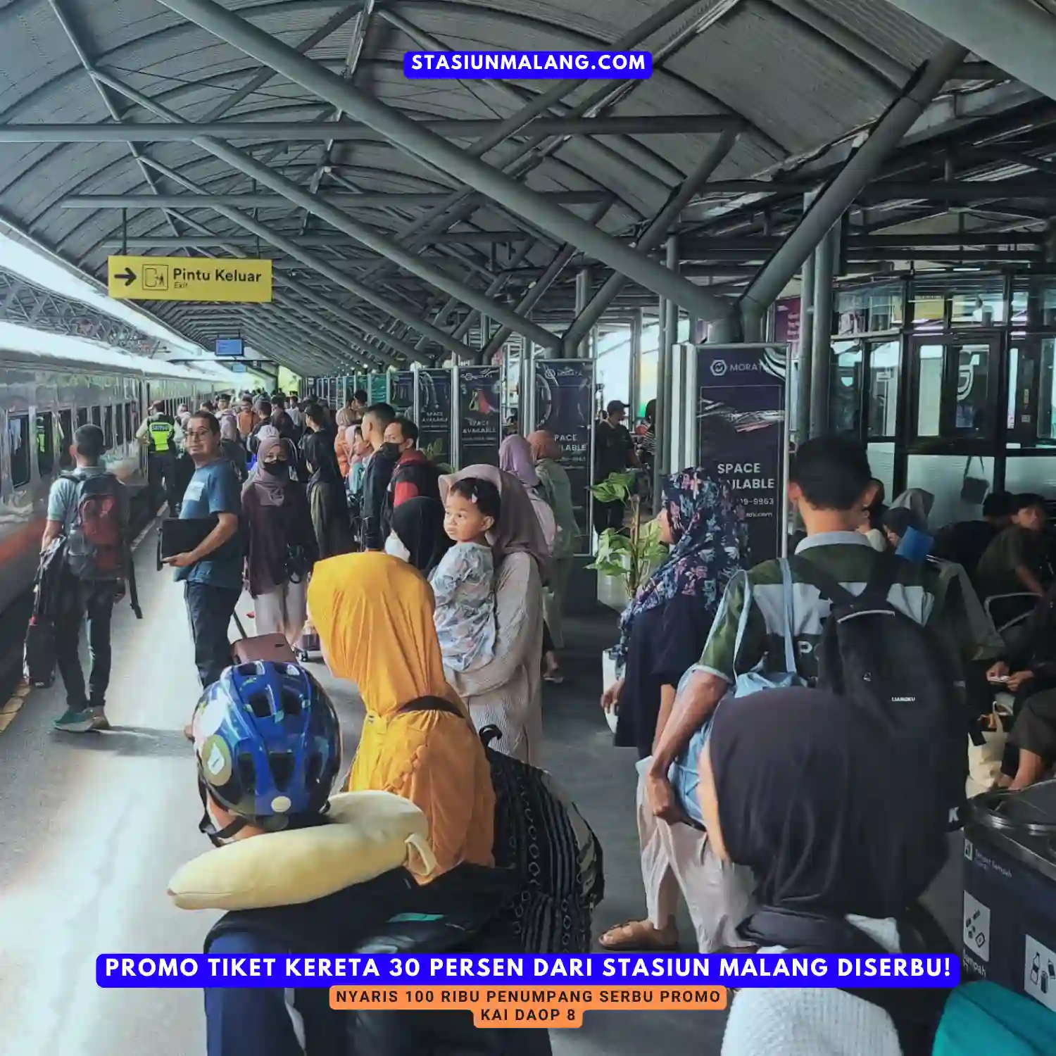 Promo Tiket Kereta 30 Persen dari Stasiun Malang Diserbu